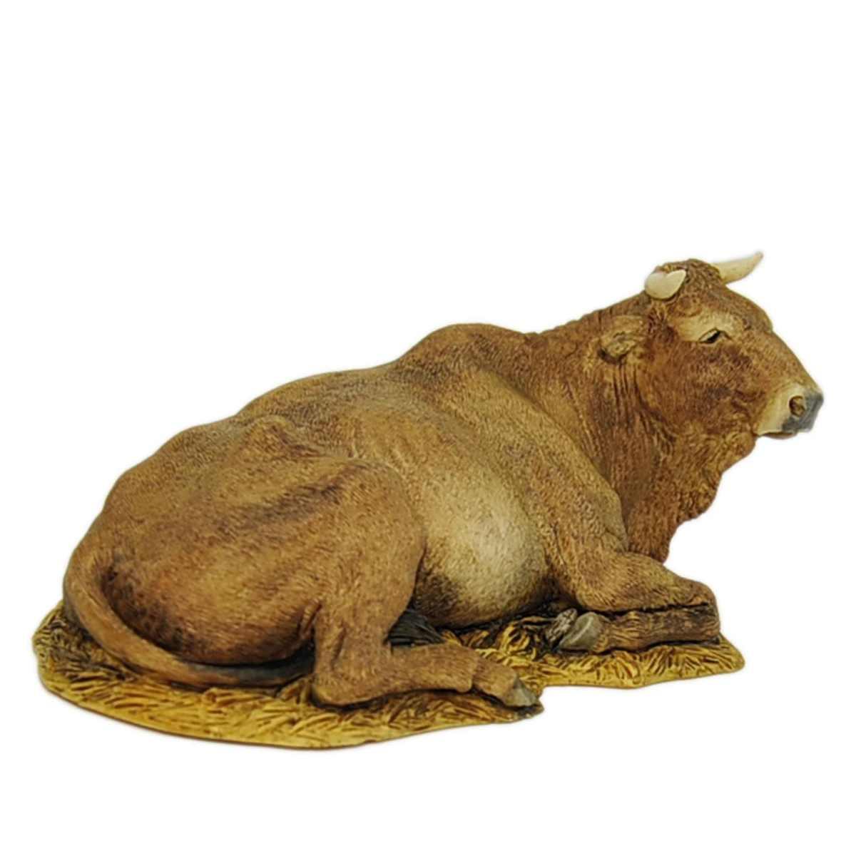 Statua cm.15 Bue Sdraiato Serie Collection | Moranduzzo