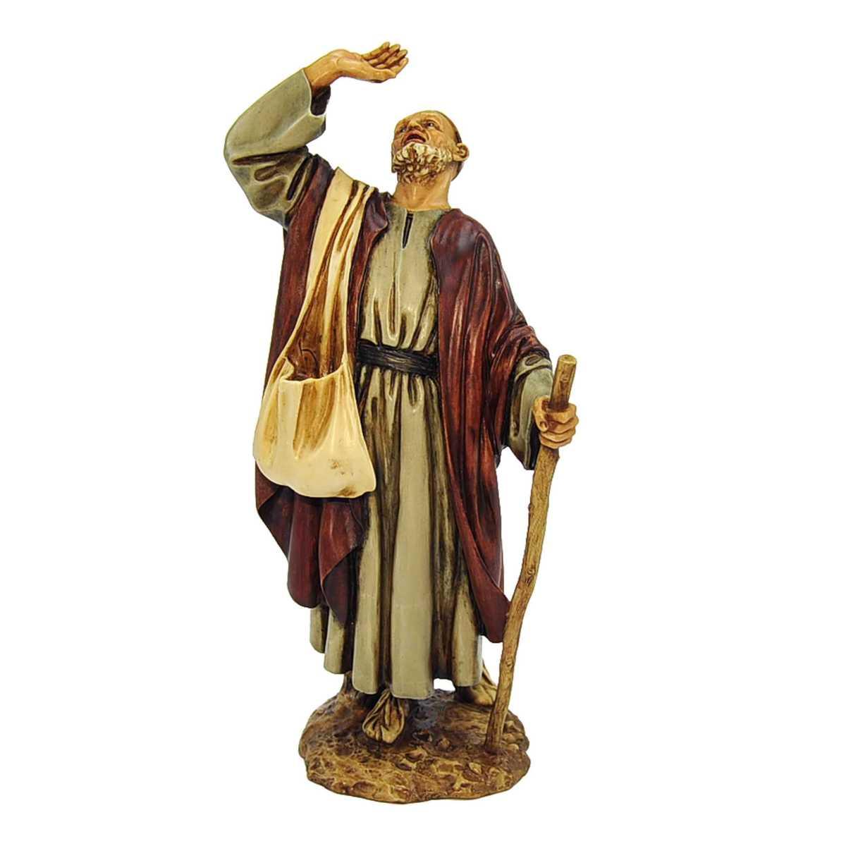 Statua presepe 20 cm il meravigliato collection