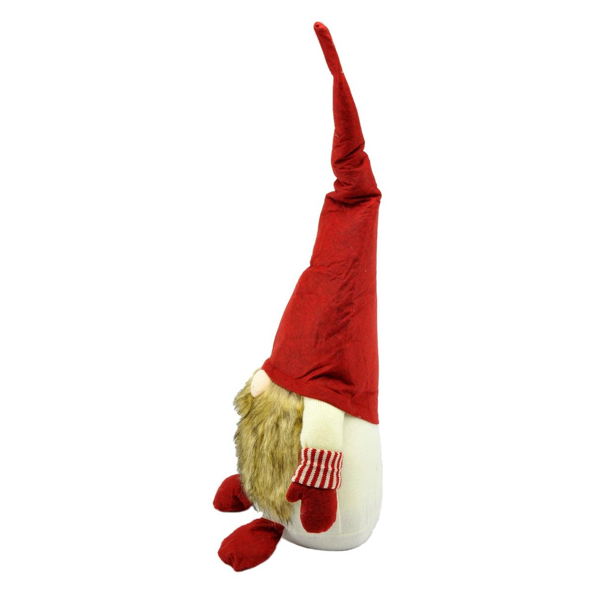 Gnomo Natalizio in Tessuto con Cappello Barba cm.85 |Moranduzzo