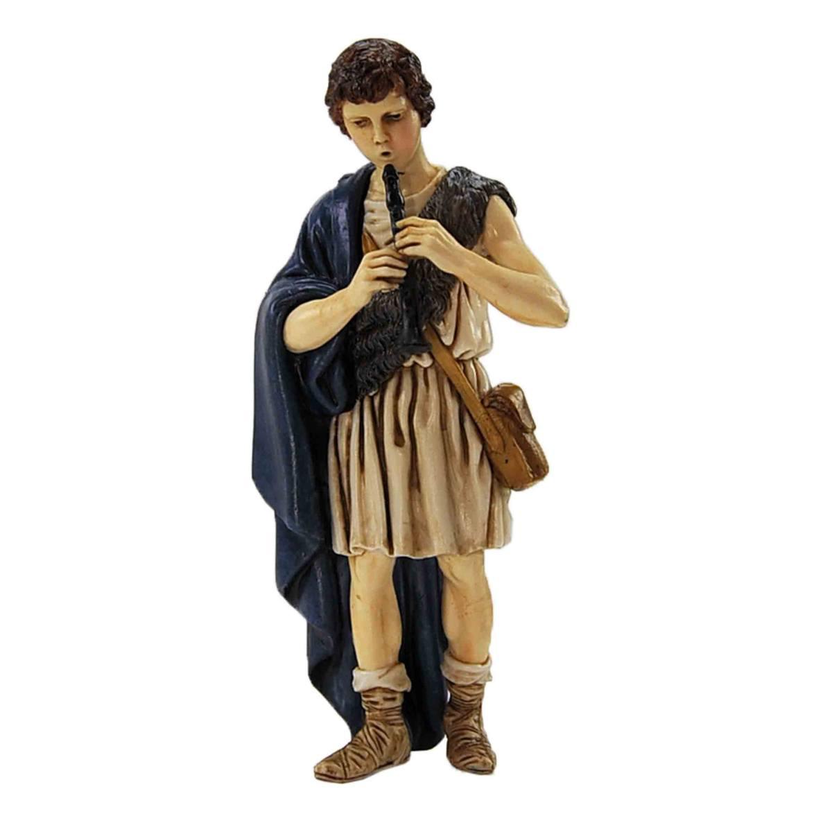 Statua presepe 13 cm pastore pifferaio