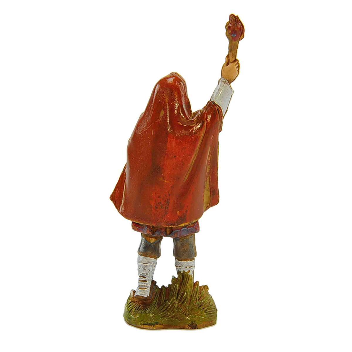 Statua cm.10 Uomo con Torcia | Moranduzzo