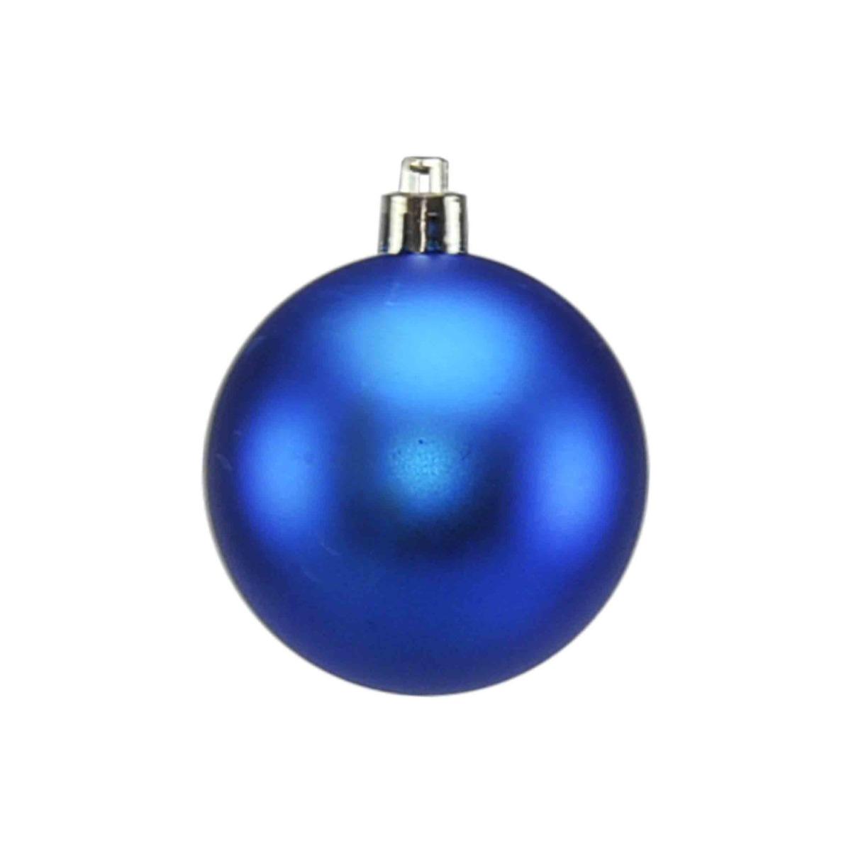 Pallina Natale cm.Ø6 Blu Satinate Lucide Set pz.12 |Moranduzzo