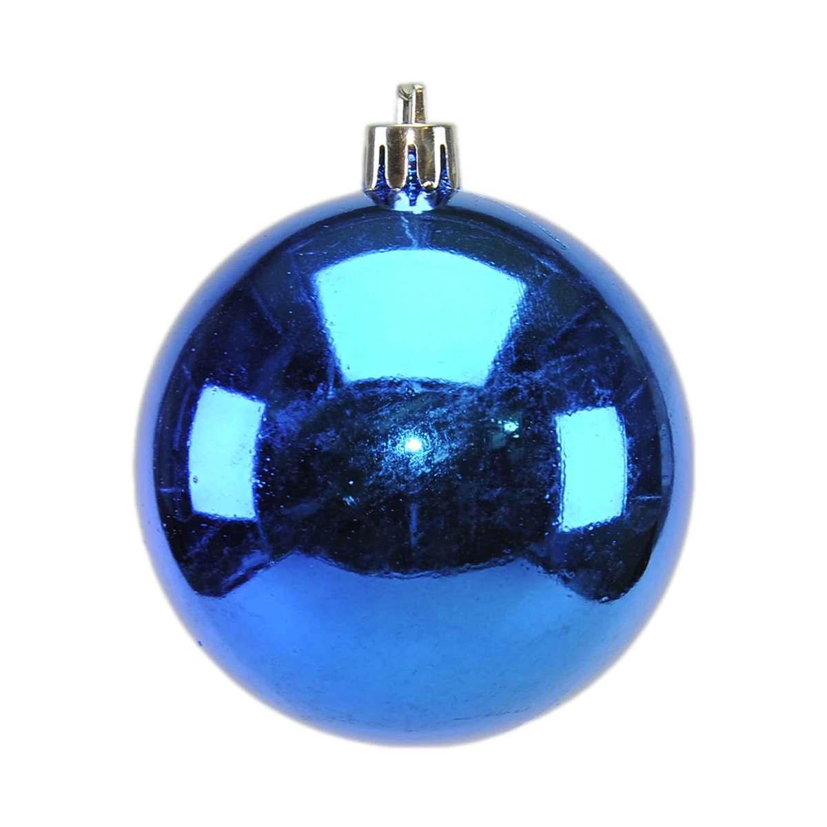 Pallina Natale cm.Ø7 Blu Satinate Lucide Set pz.12 |Moranduzzo