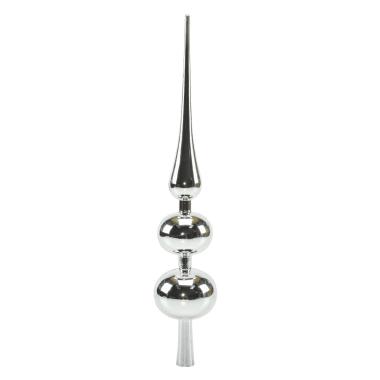 Puntale Albero Natale cm.44 Argento Metalizzato |Moranduzzo