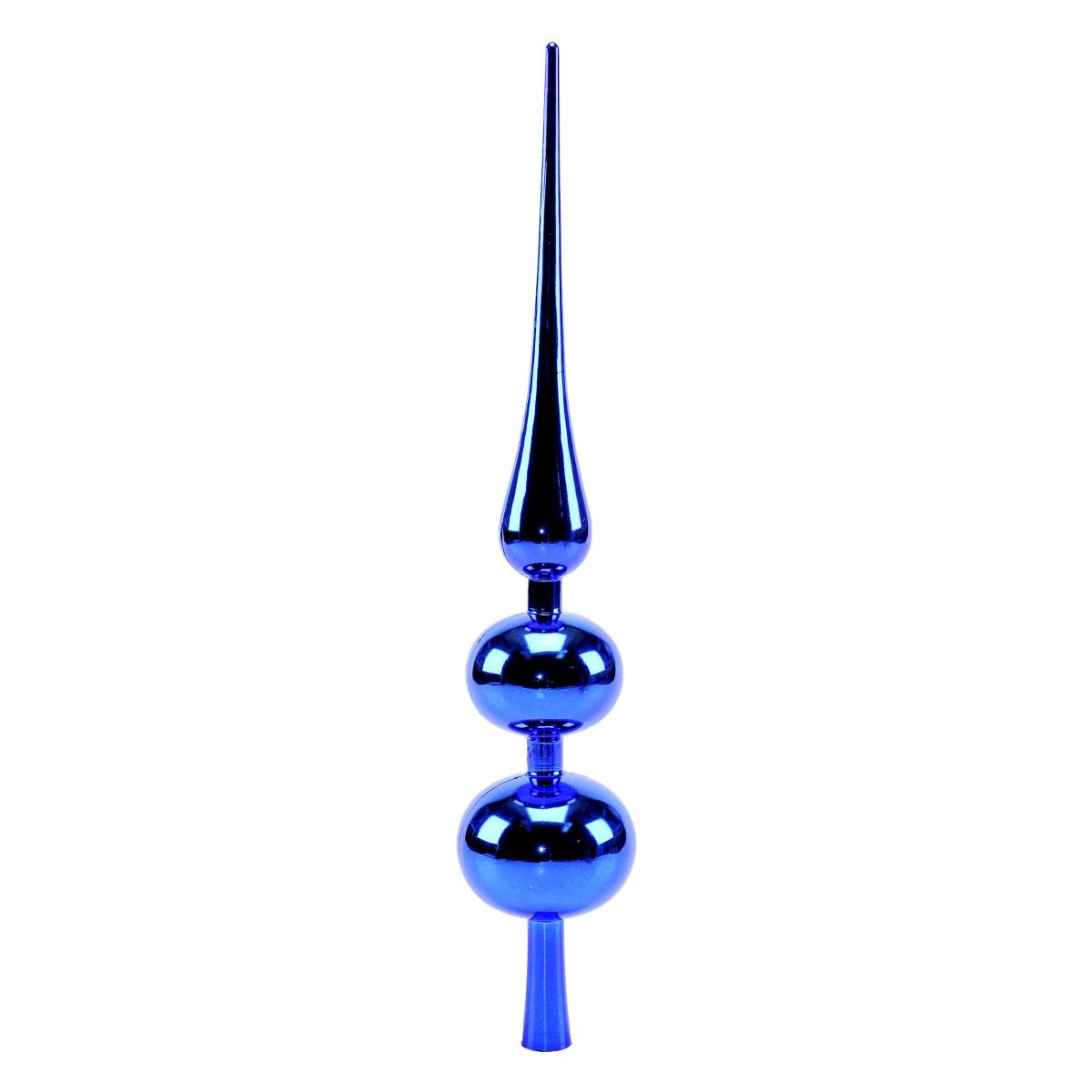 Puntale Albero Natale cm.44 Blu Metalizzato |Moranduzzo