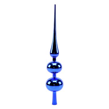 Puntale Albero Natale cm.44 Blu Metalizzato |Moranduzzo