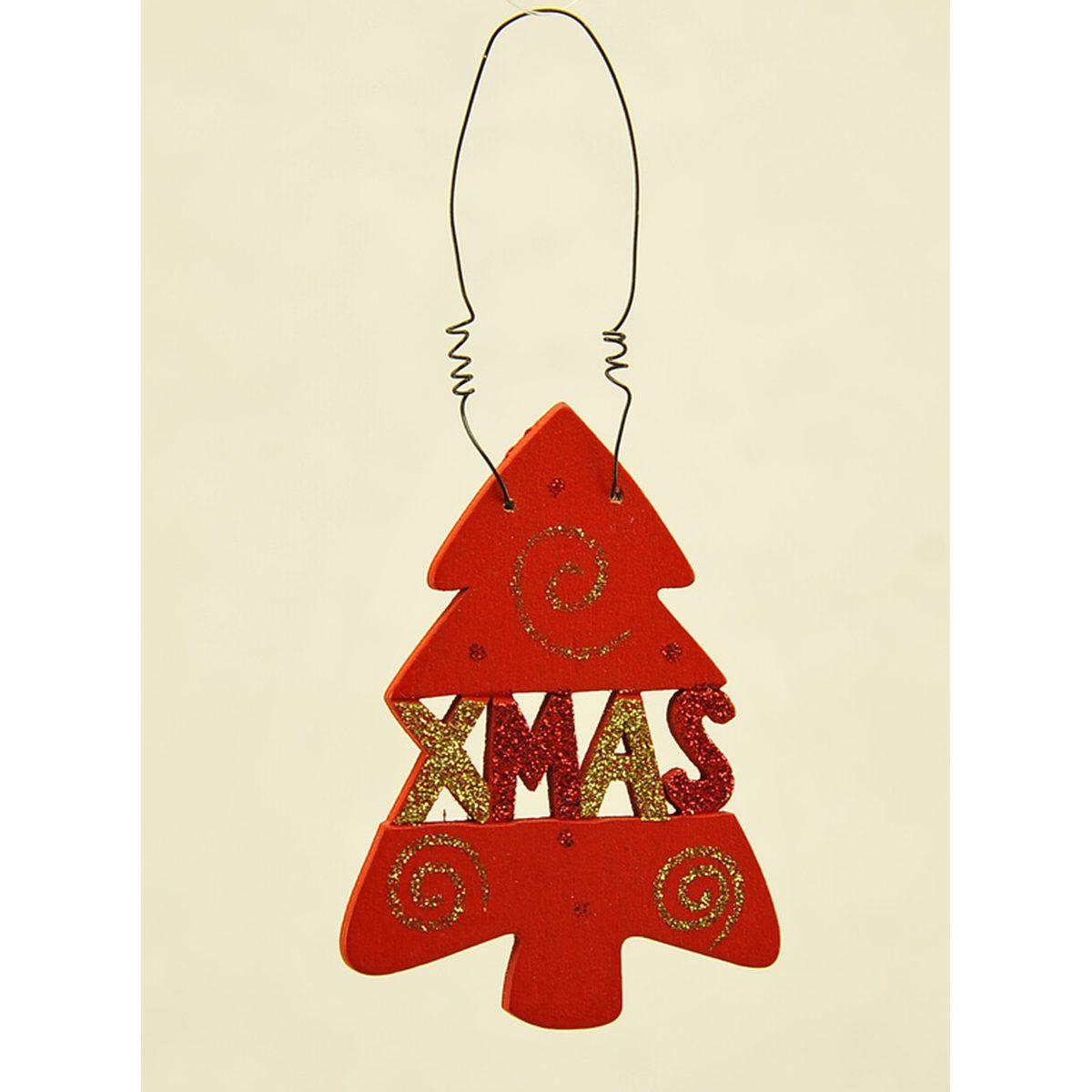 Decorazione Natalizia Legno Love Peace Joy 7 Modelli cm.h10 |M2 Store