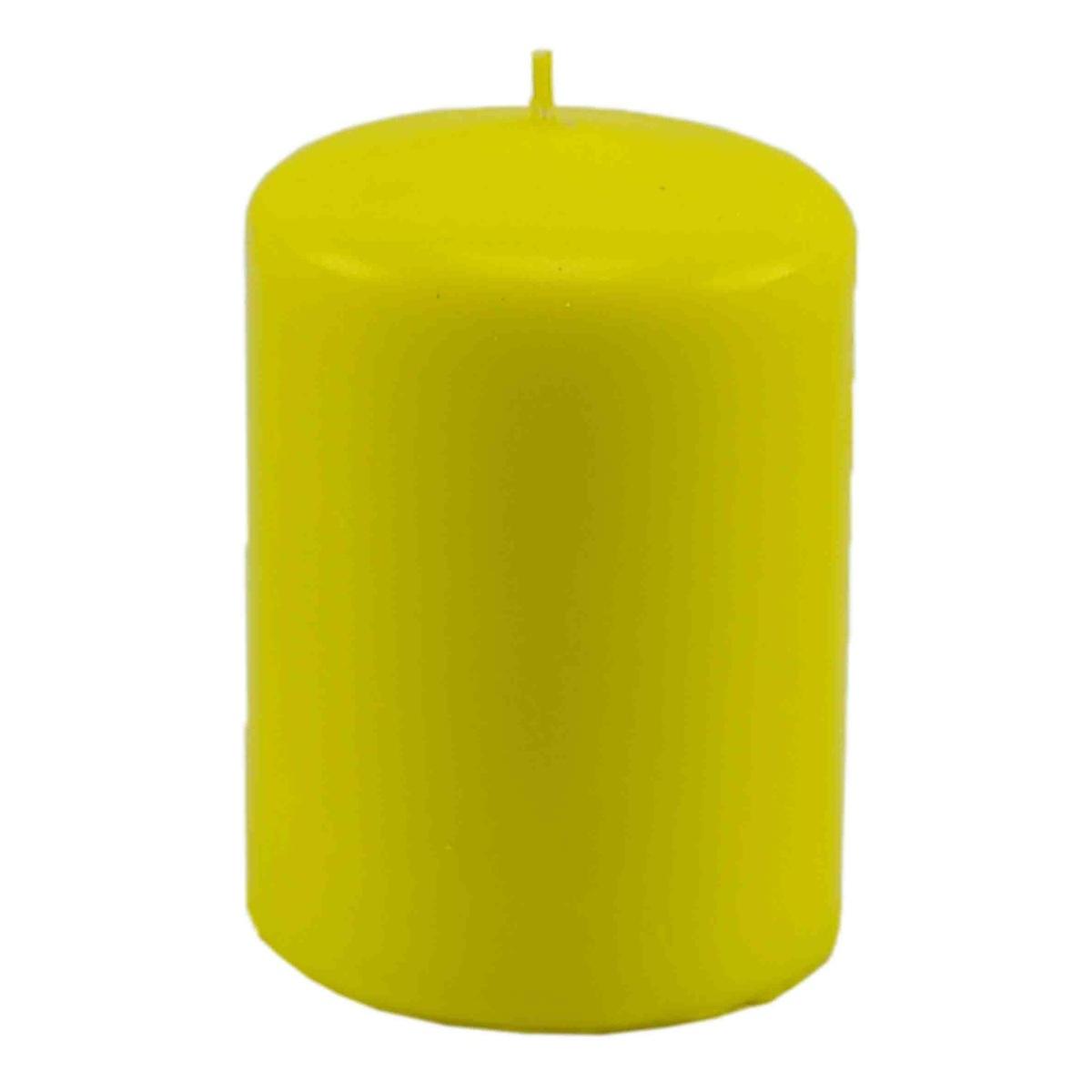 Candela cm.Ø7x10 Cilindro Gialla | M2 Store