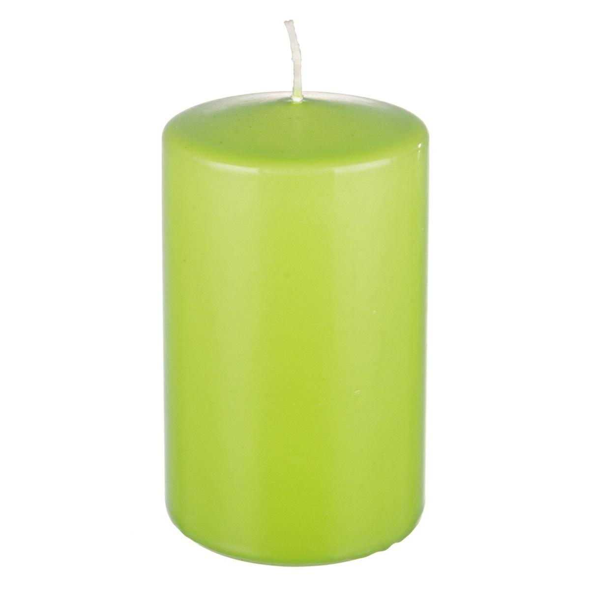 Candela cm.Ø8x15 Cilindrica Verde Mela | Bizzotto