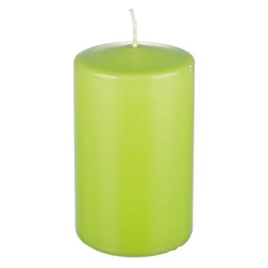 Candela cm.Ø8x15 Cilindrica Verde Mela | Bizzotto