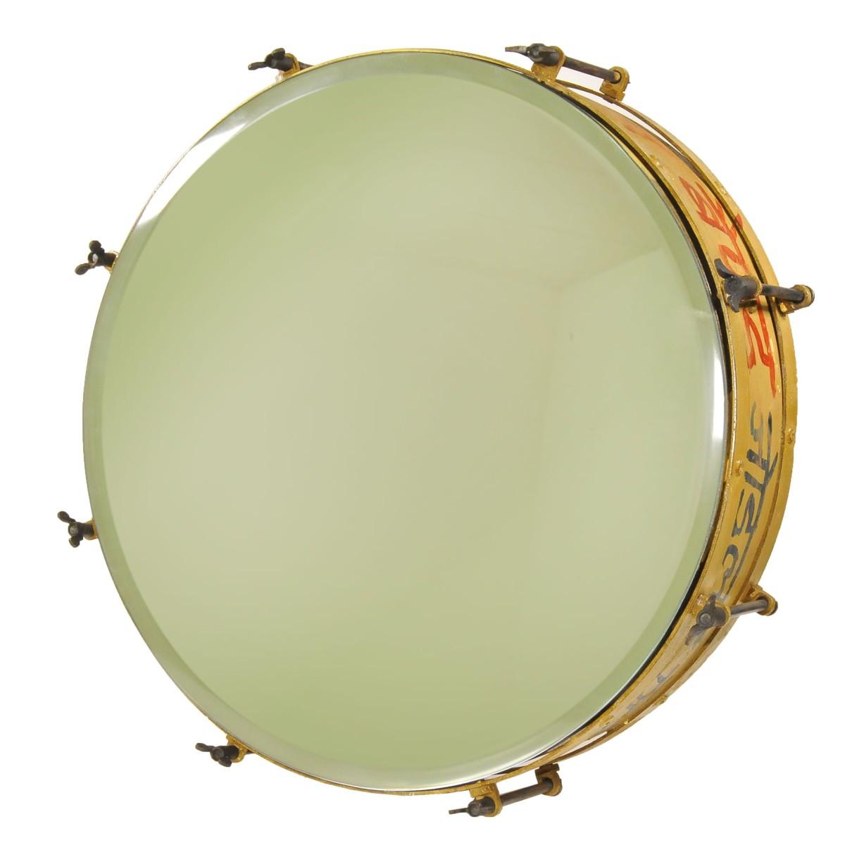 Specchio da Muro Metallo cm.Ø45x12 Drum | Bizzotto