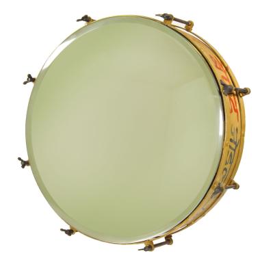 Specchio da Muro Metallo cm.Ø45x12 Drum | Bizzotto