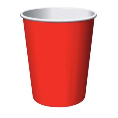 Bicchiere Carta Rosso Cc.200 Set pz.10 |M2 Store