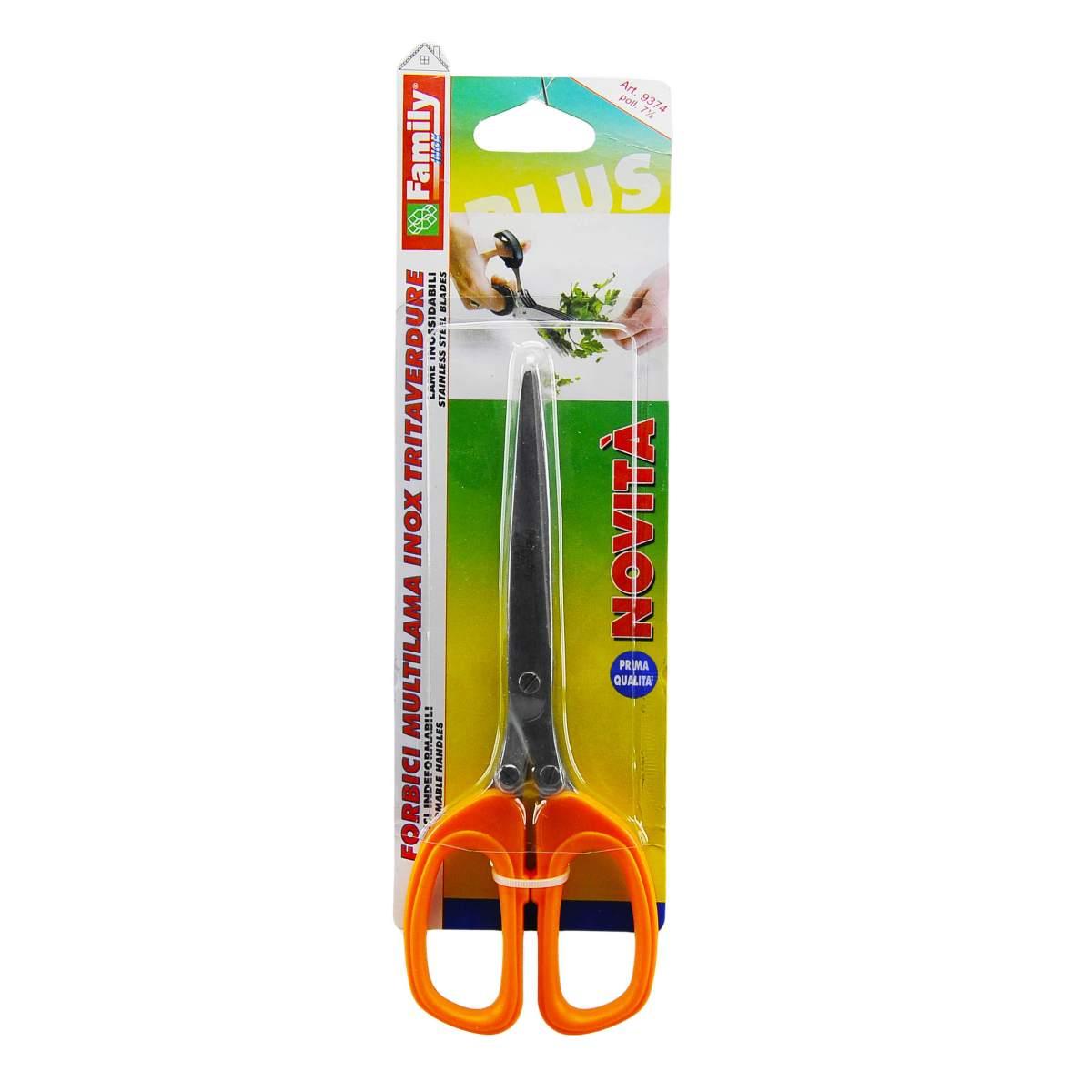 Forbici Multilama Tritaverdure cm.19 2 Colori | Coltellerie Paolucci
