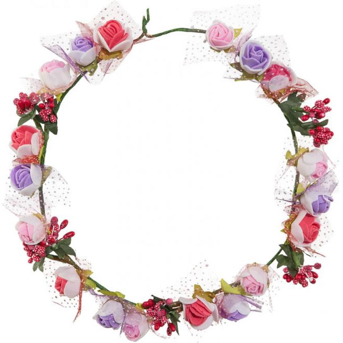 Corona Con Roselline Multicolor |Orlob