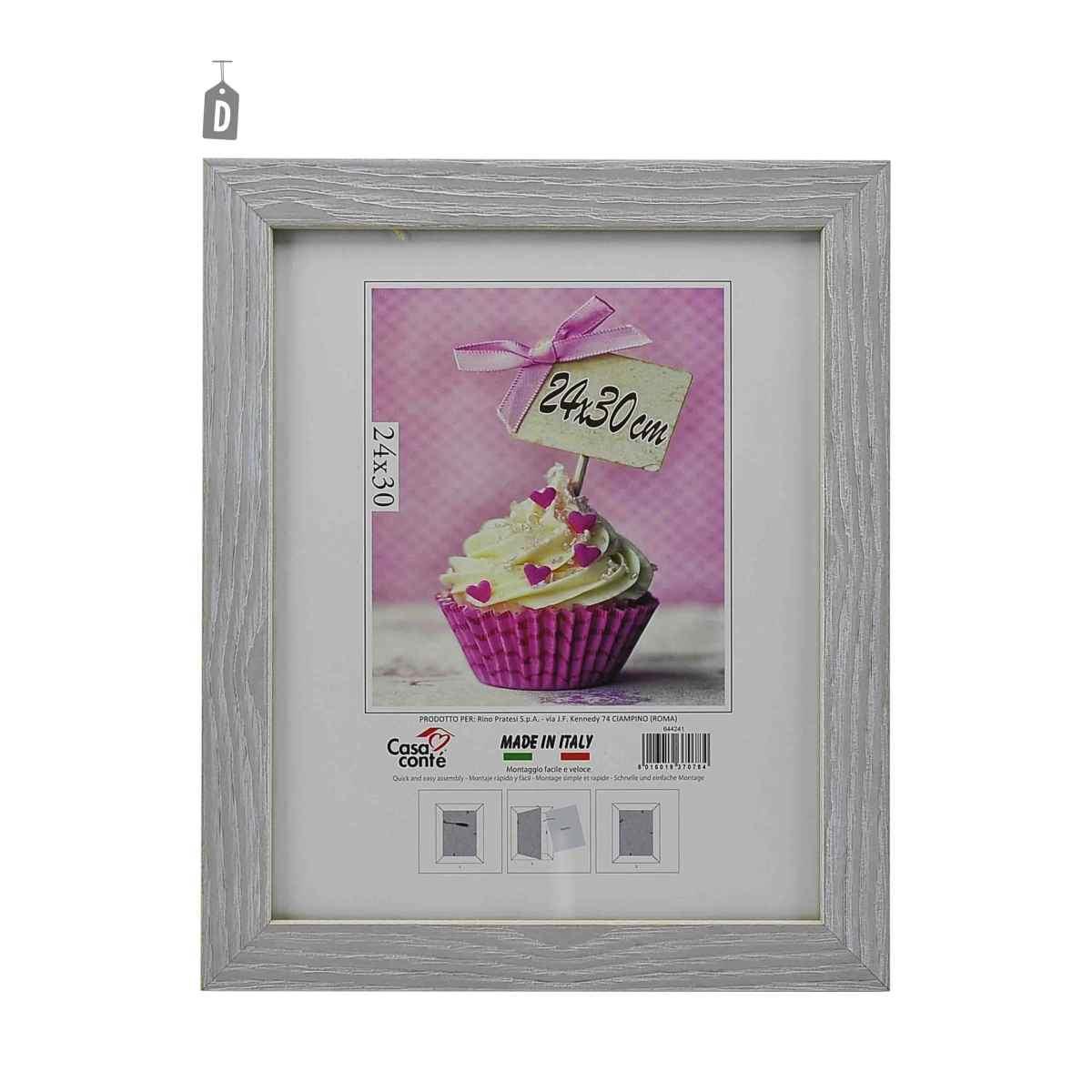 Cornice Giorno Legno cm.24x30 Shabby Chic Legno 4 Colori Assortiti | Casa Conte