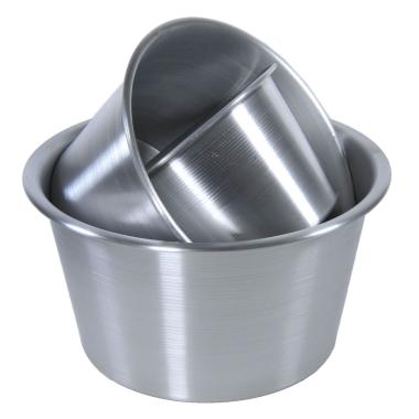 Stampo Dolci Pandoro Alluminio cm.Ø14-Ø18-Ø22 Set pz.3 |Casa Conte