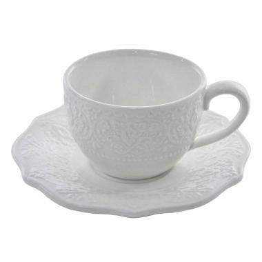 Tazzine Caffè Set pz.6 Porcellana Alice con Piattini | Fade