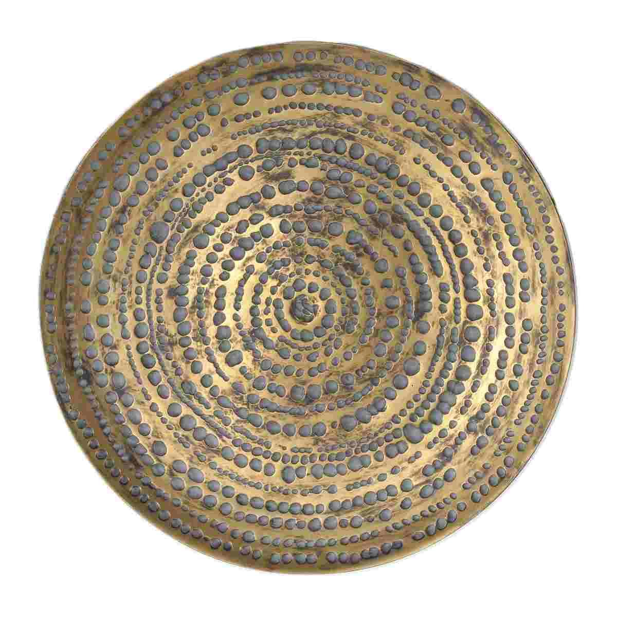 Centrotavola Piatto Resina Domingo Oro cm.Ø40 | M2 Store