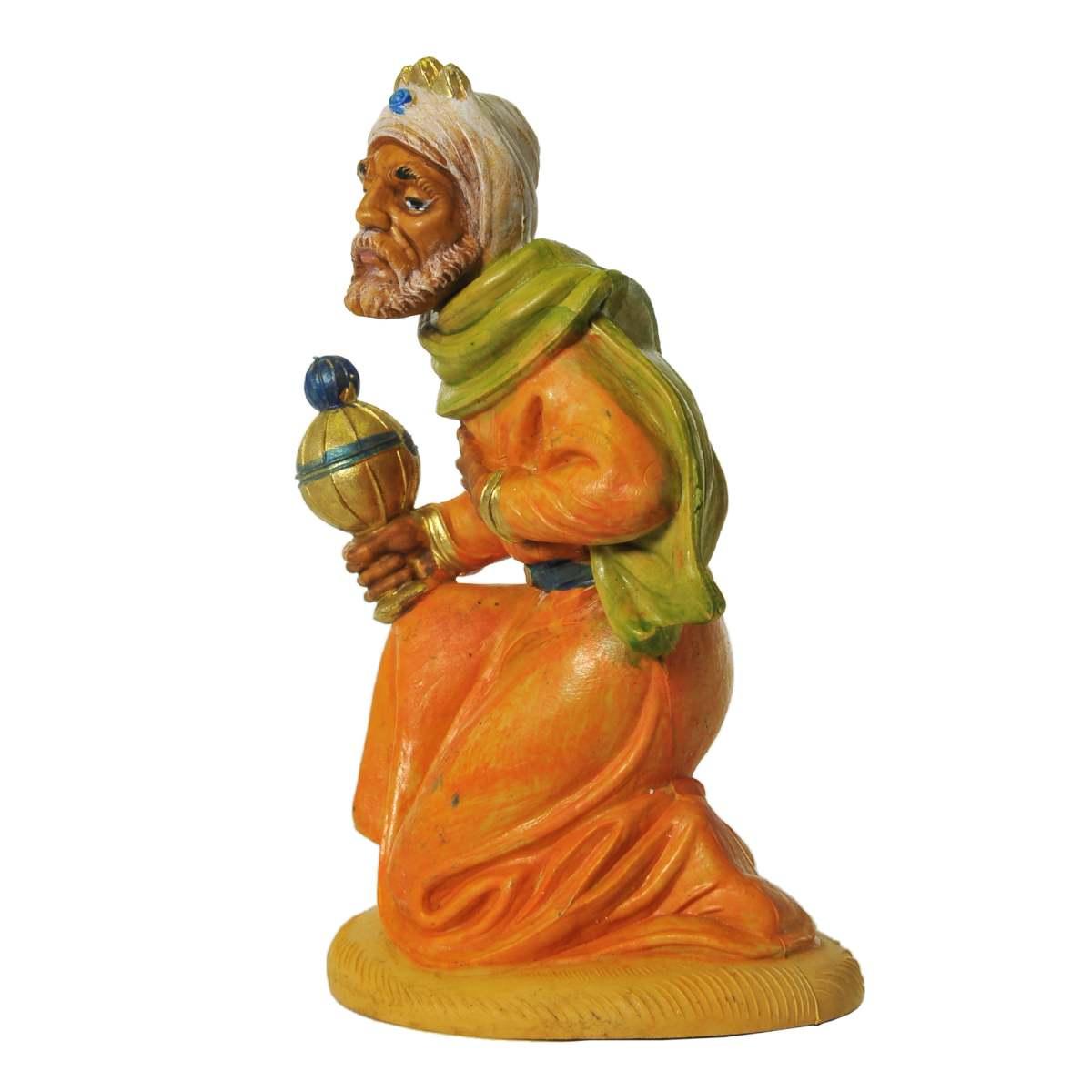 Statua Re Magi cm.12 Gaspare cm.7x4xH9,5 | Rossi Rosa