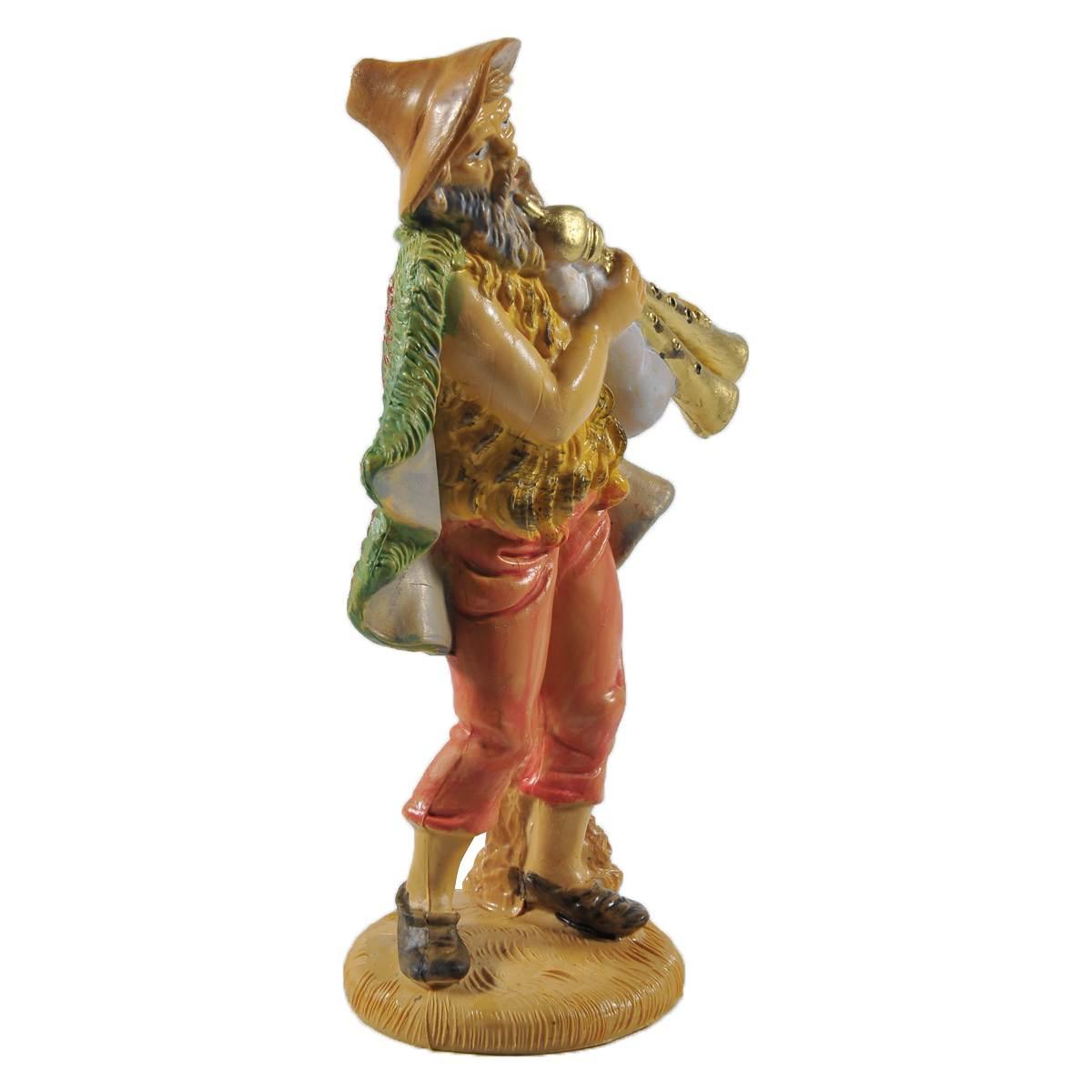 Statua cm.12 Zampognaro | Rossi Rosa