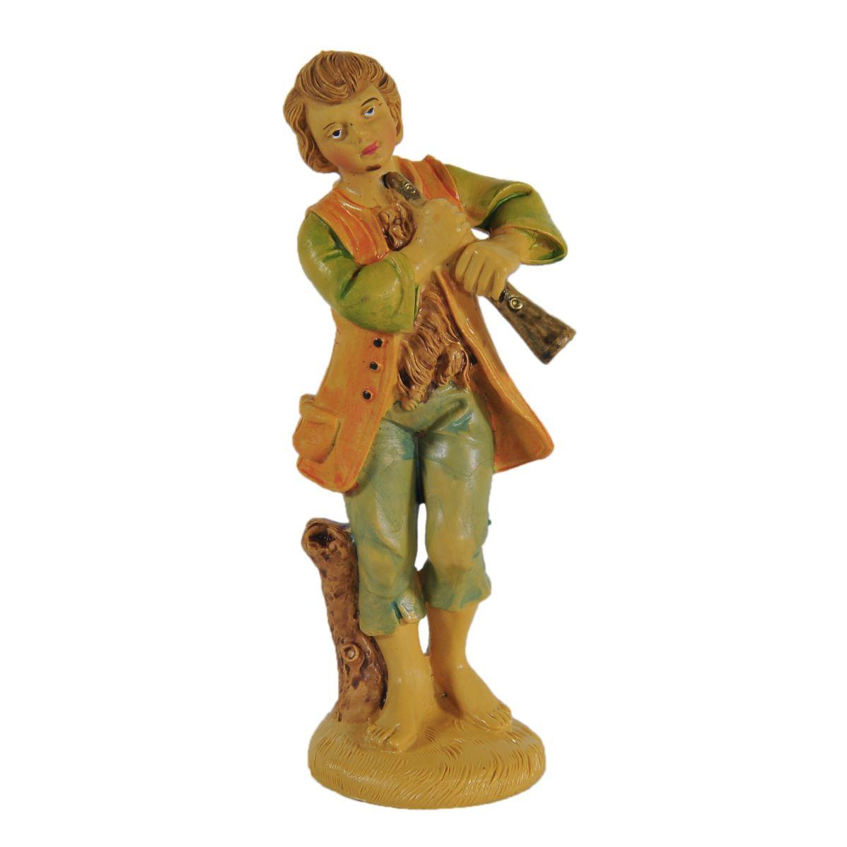 Statua cm.12 Pifferaio | Rossi Rosa