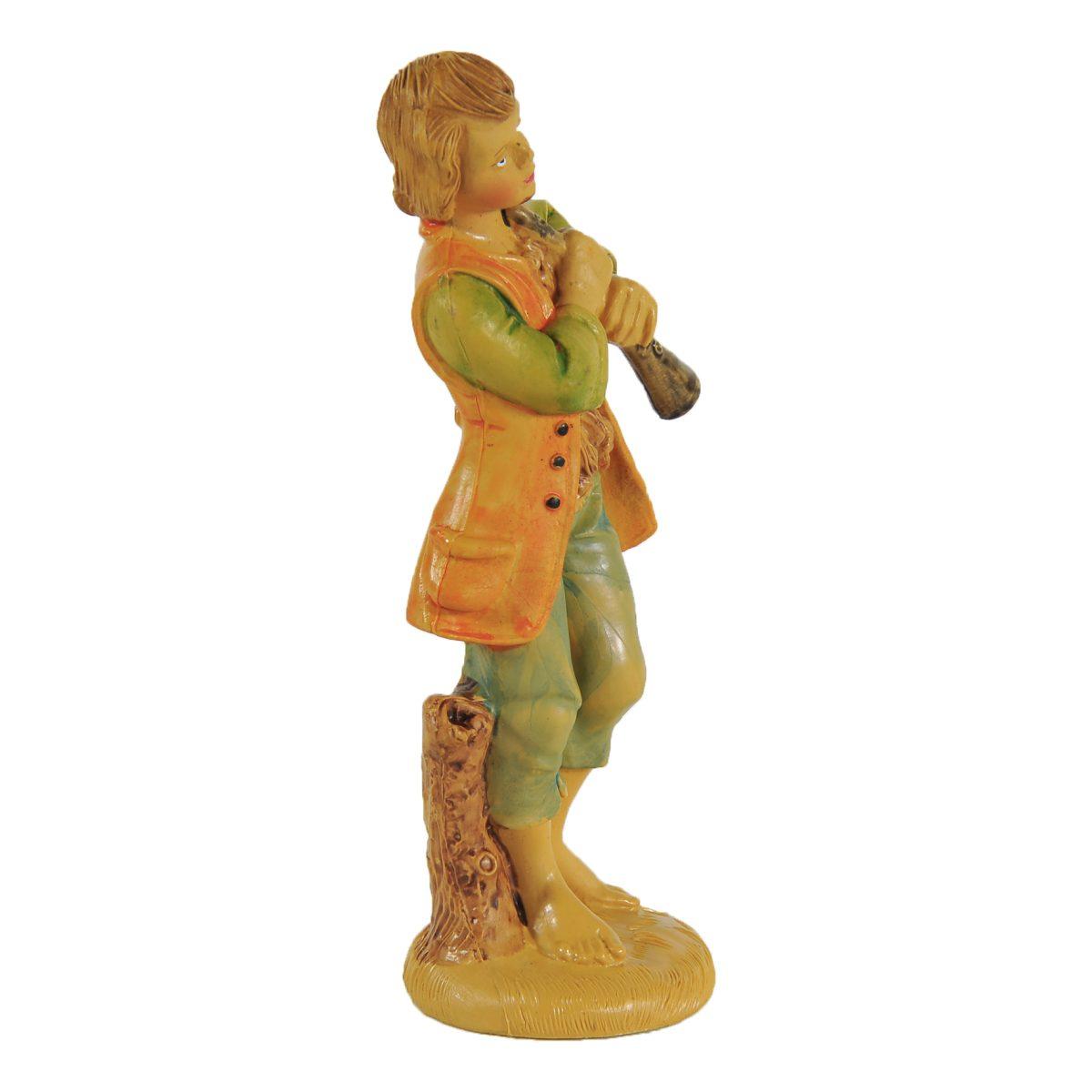 Statua cm.12 Pifferaio | Rossi Rosa