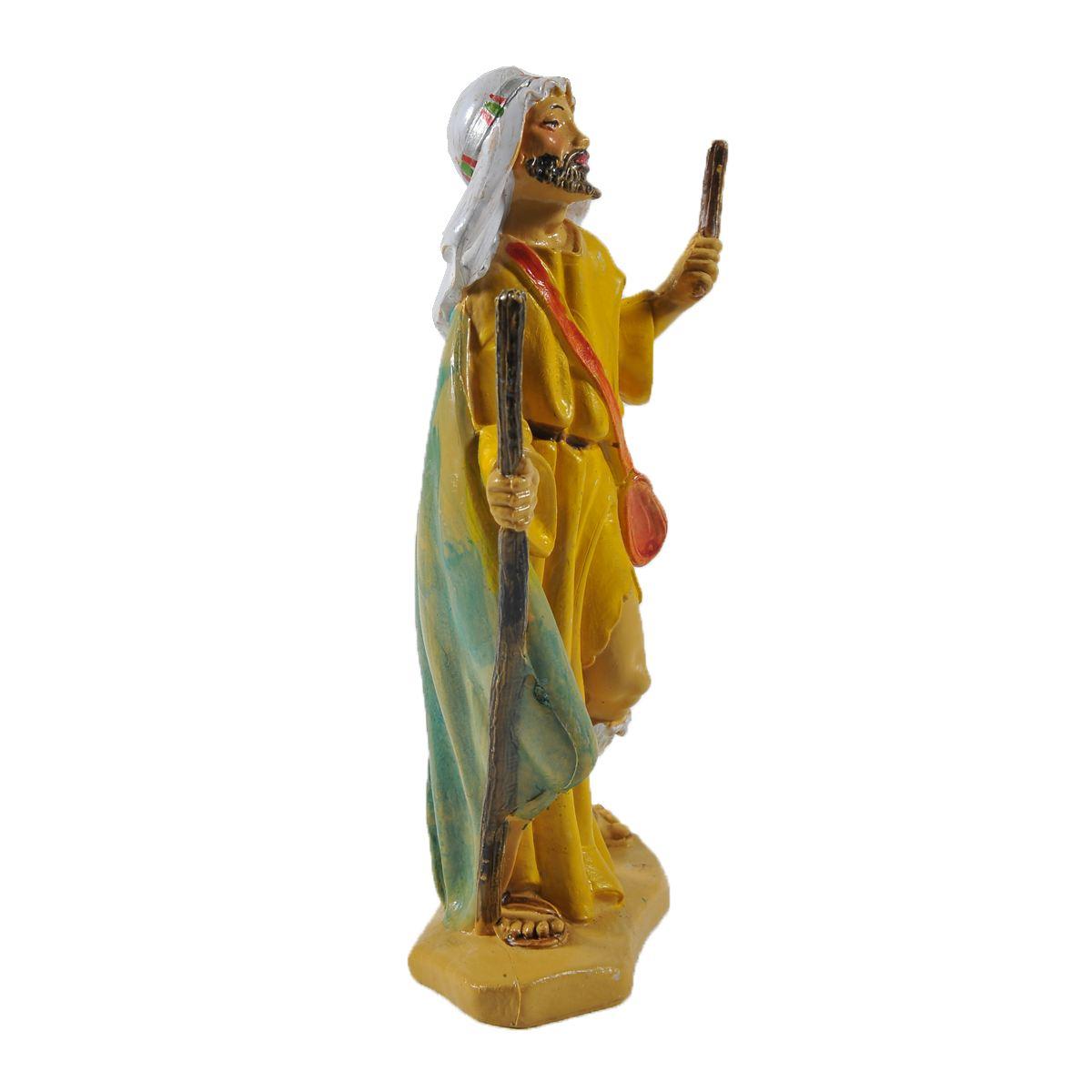Statua cm.12 Viandante Arabo con Bastone | Rossi Rosa
