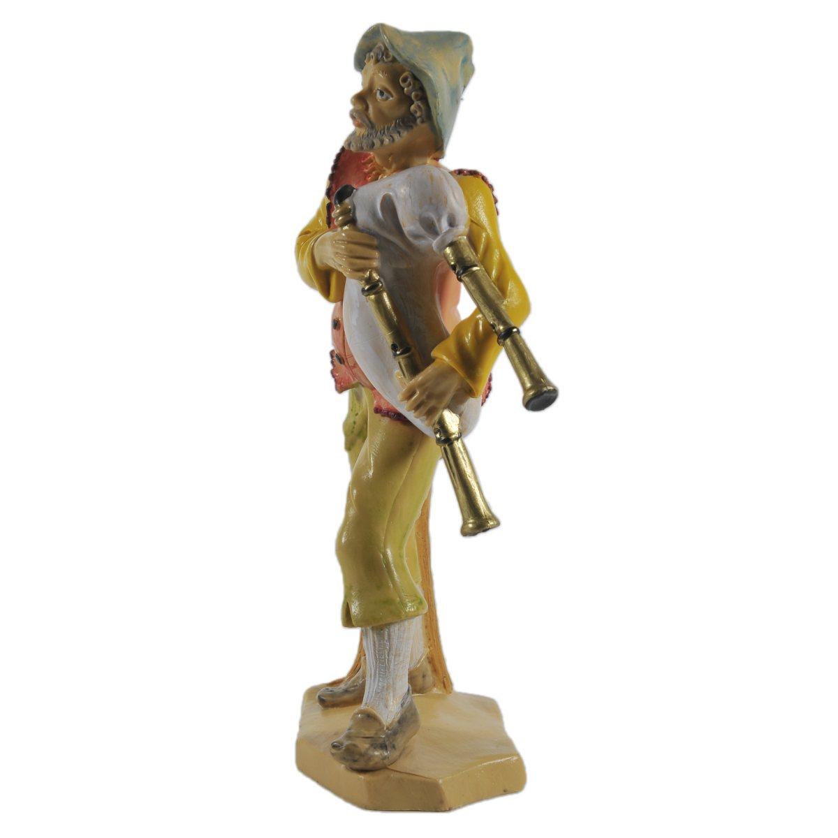 Statua cm.16 Zampognaro | Rossi Rosa
