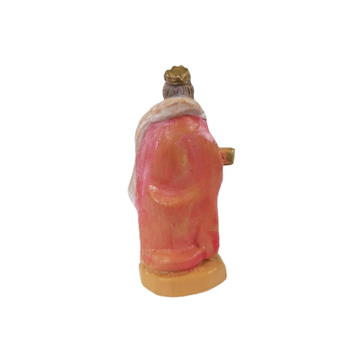 Statua Re Magi cm.4,5 Melchiorre cm.2x4,4 | Rossi Rosa