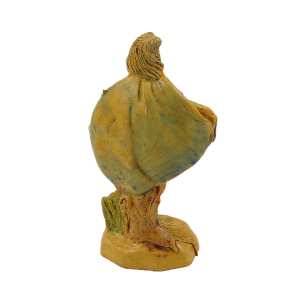 Statua cm.4 Pastore con Lanterna | Rossi Rosa