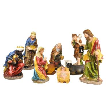 Natività cm.50 Set da 10 Pz. | Rossi Rosa