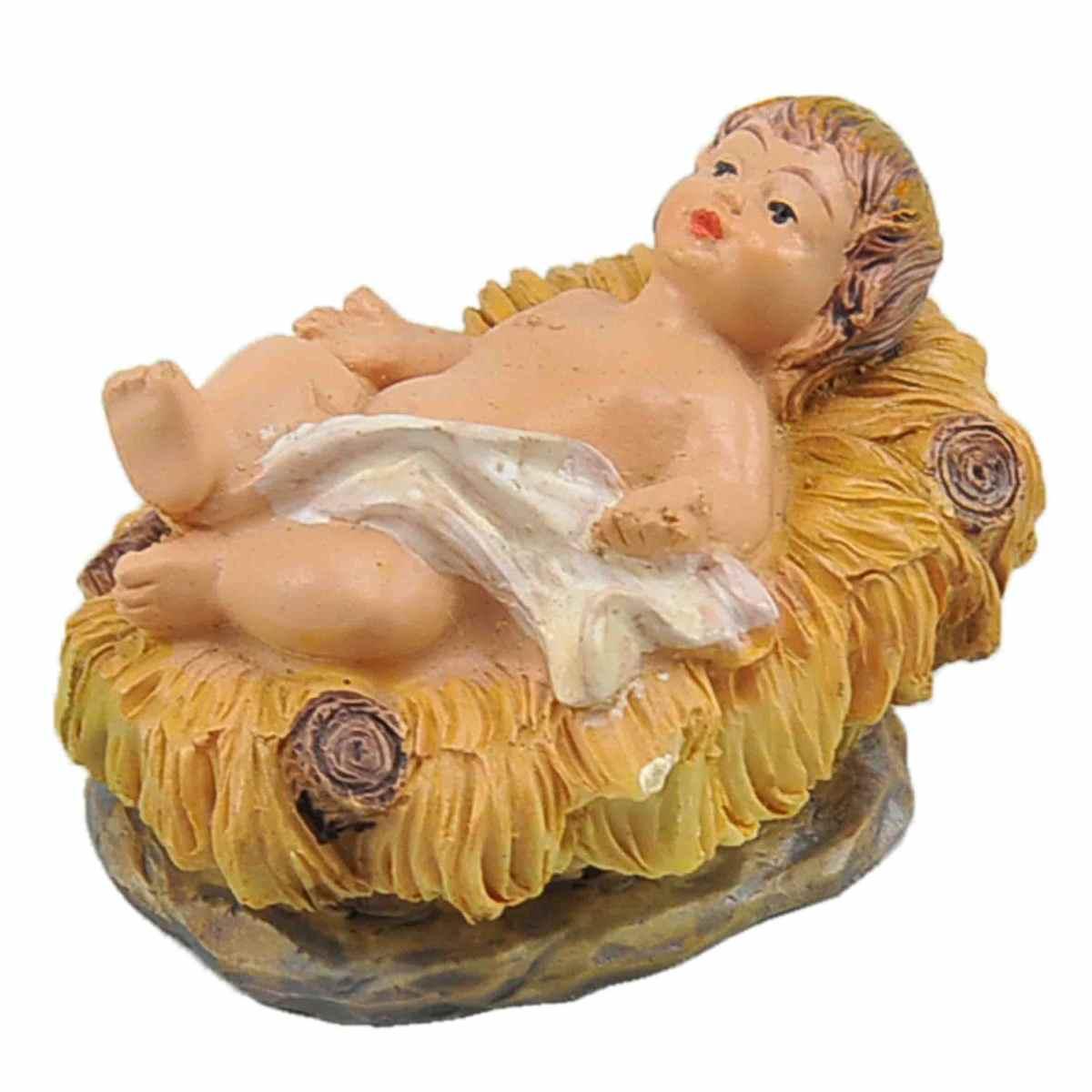 Natività cm.15 Set da 5 Pz. | Rossi Rosa
