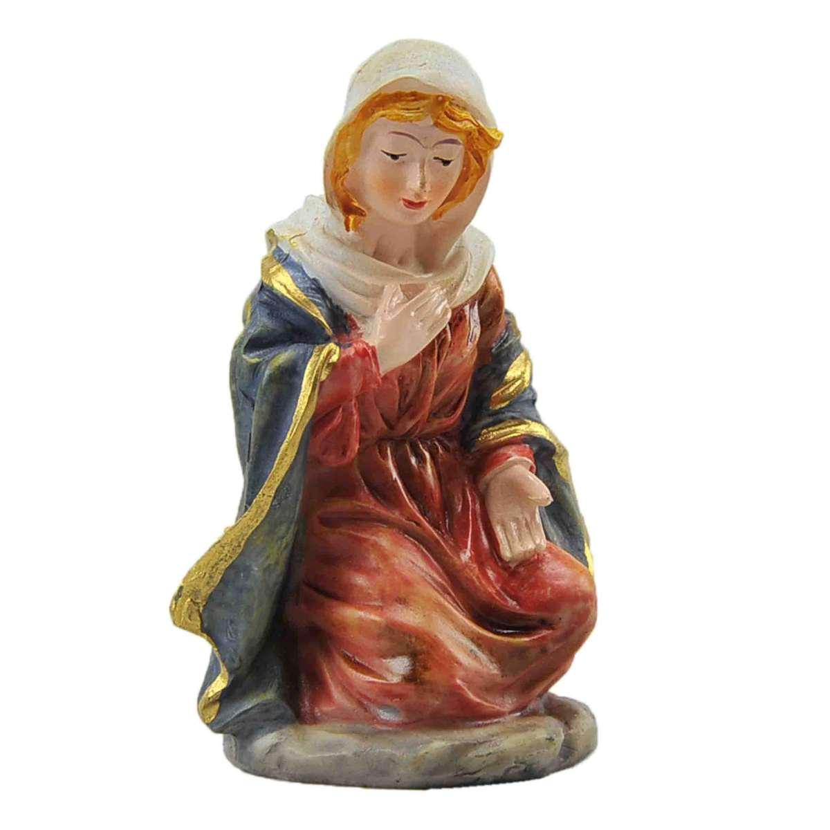 Natività cm.15 Set da 5 Pz. | Rossi Rosa