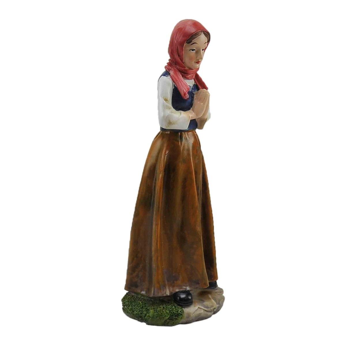 Statua cm.30 Donna con Anfora e Mani Giunte | Rossi Rosa