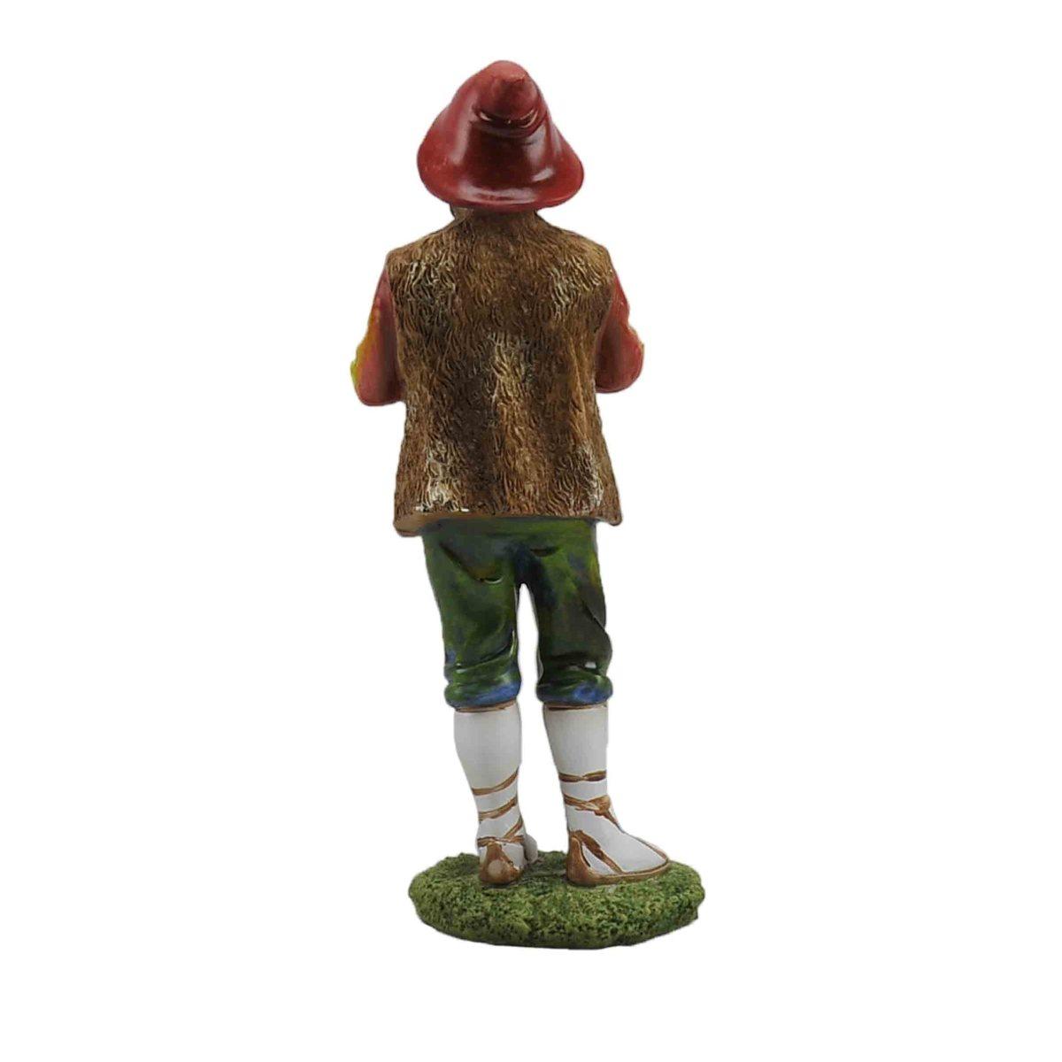 Statua cm.30 Zampognaro | Rossi Rosa