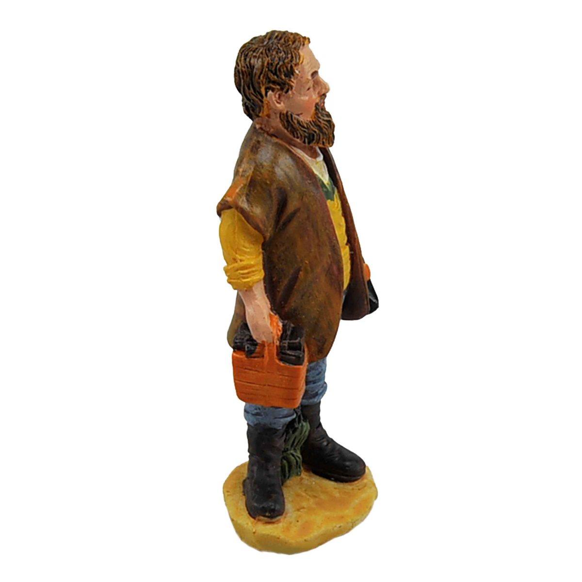 Statua cm.10 Boscaiolo | Rossi Rosa
