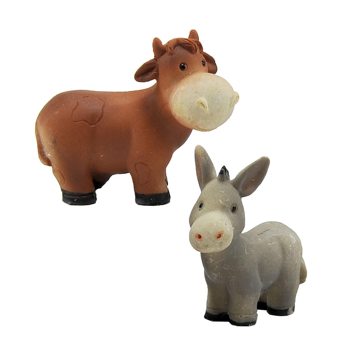 Natività Mini cm.11 Set da 11 PZ. | Rossi Rosa