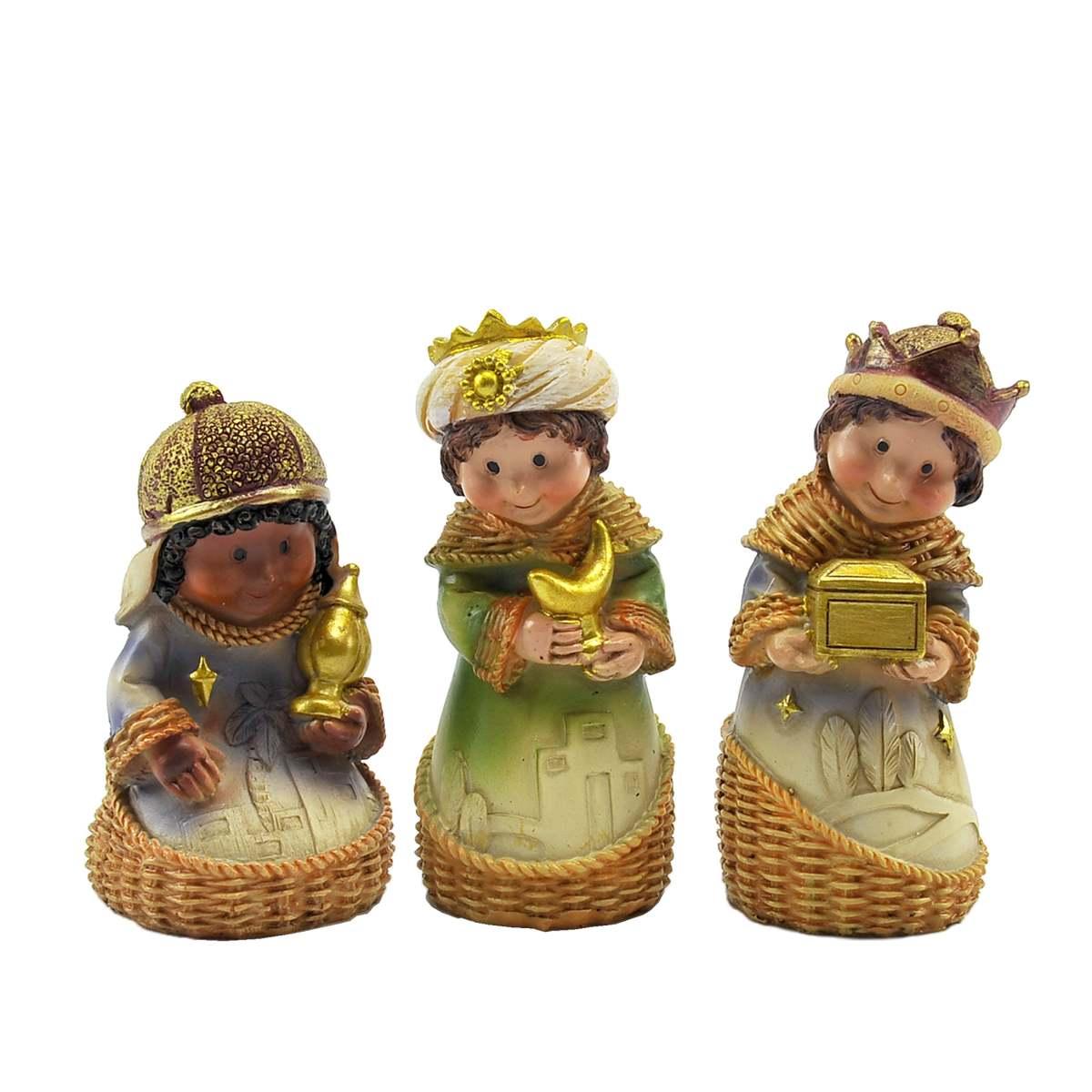 Natività Mini cm.11 Set da 11 PZ. | Rossi Rosa