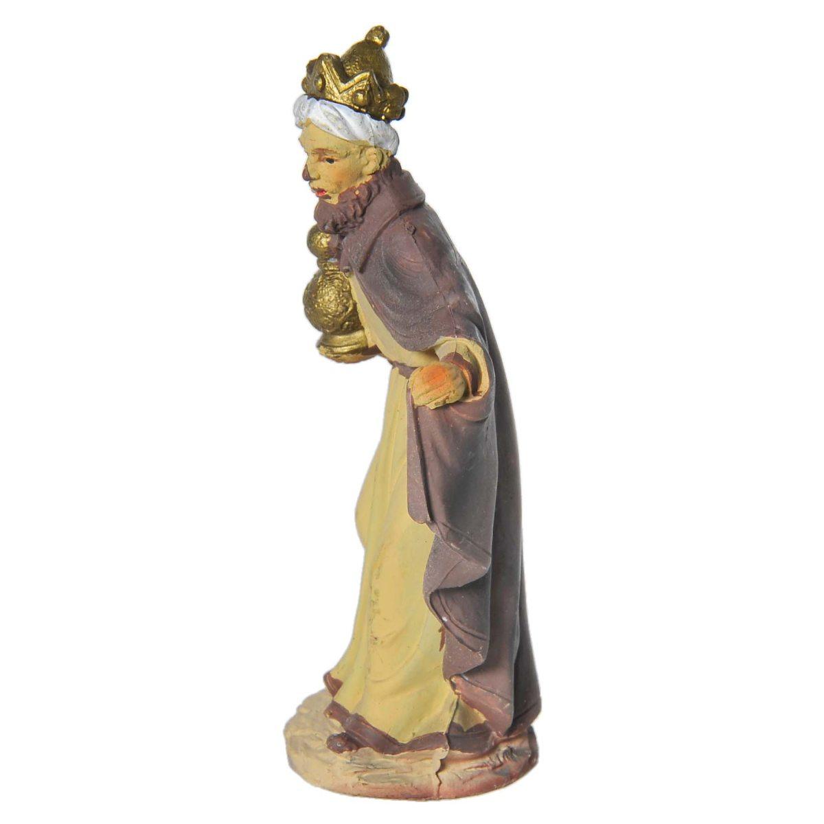 Statua Re Magi cm.10 Gaspare cm.3,5x3xH10 | Rossi Rosa