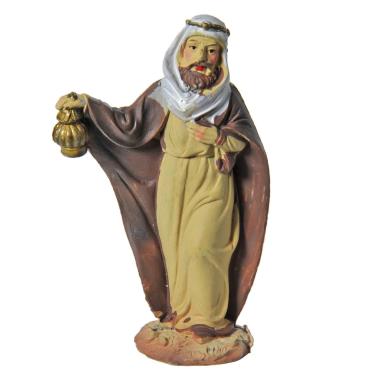 Statua Re Magi cm.10 Melchiorre cm.5,5x3xH9,5 | Rossi Rosa
