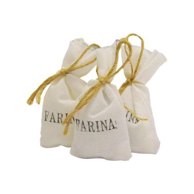 Sacco Farina cm.Ø4xH7 Set pz.3 | Rossi Rosa