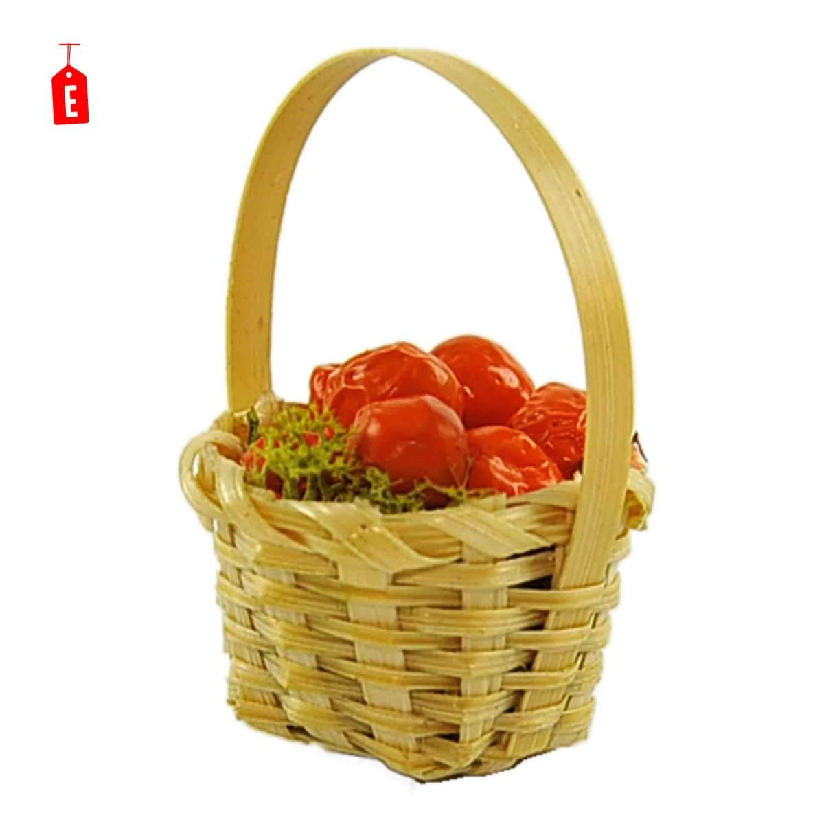 Cesta Alimenti Frutta cm.Ø3xH3.5 6 Modelli | Rossi Rosa
