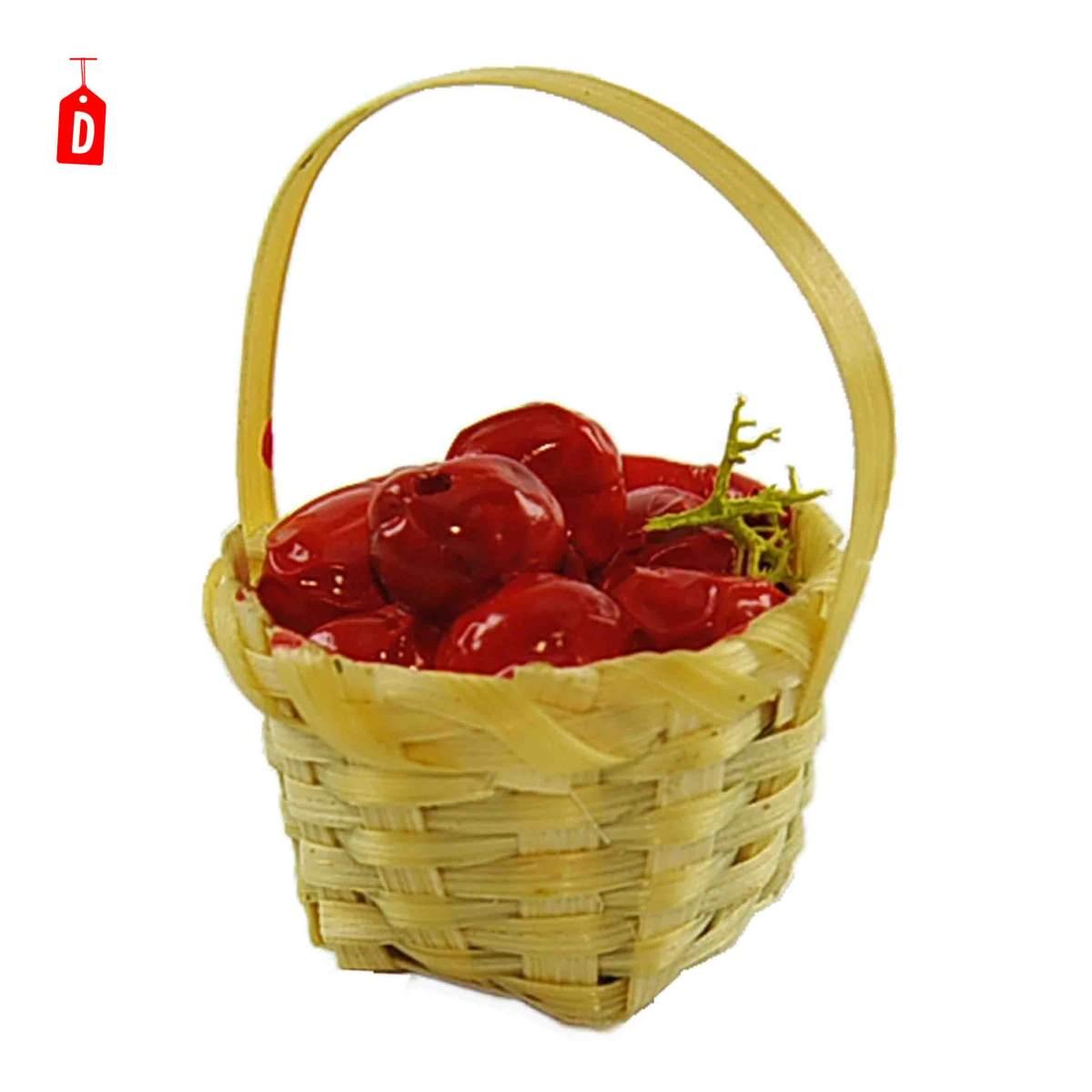 Cesta Alimenti Frutta cm.Ø3xH3.5 6 Modelli | Rossi Rosa