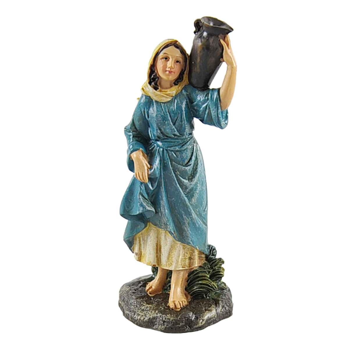 Statua cm.13 Pastori al Pozzo Set pz.4 | Rossi Rosa