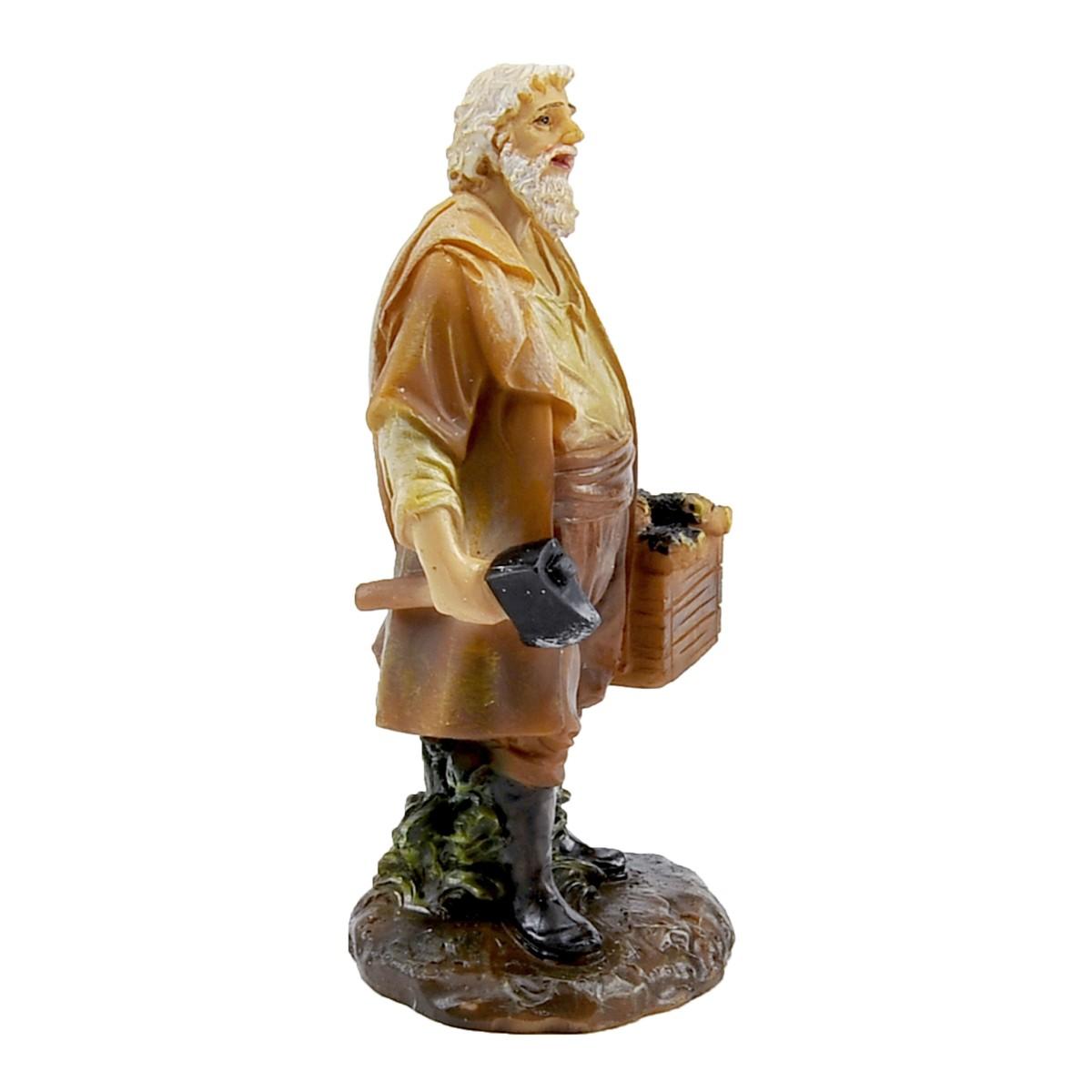 Statua cm.13 Falegnami con Banco Set pz.3 | Rossi Rosa