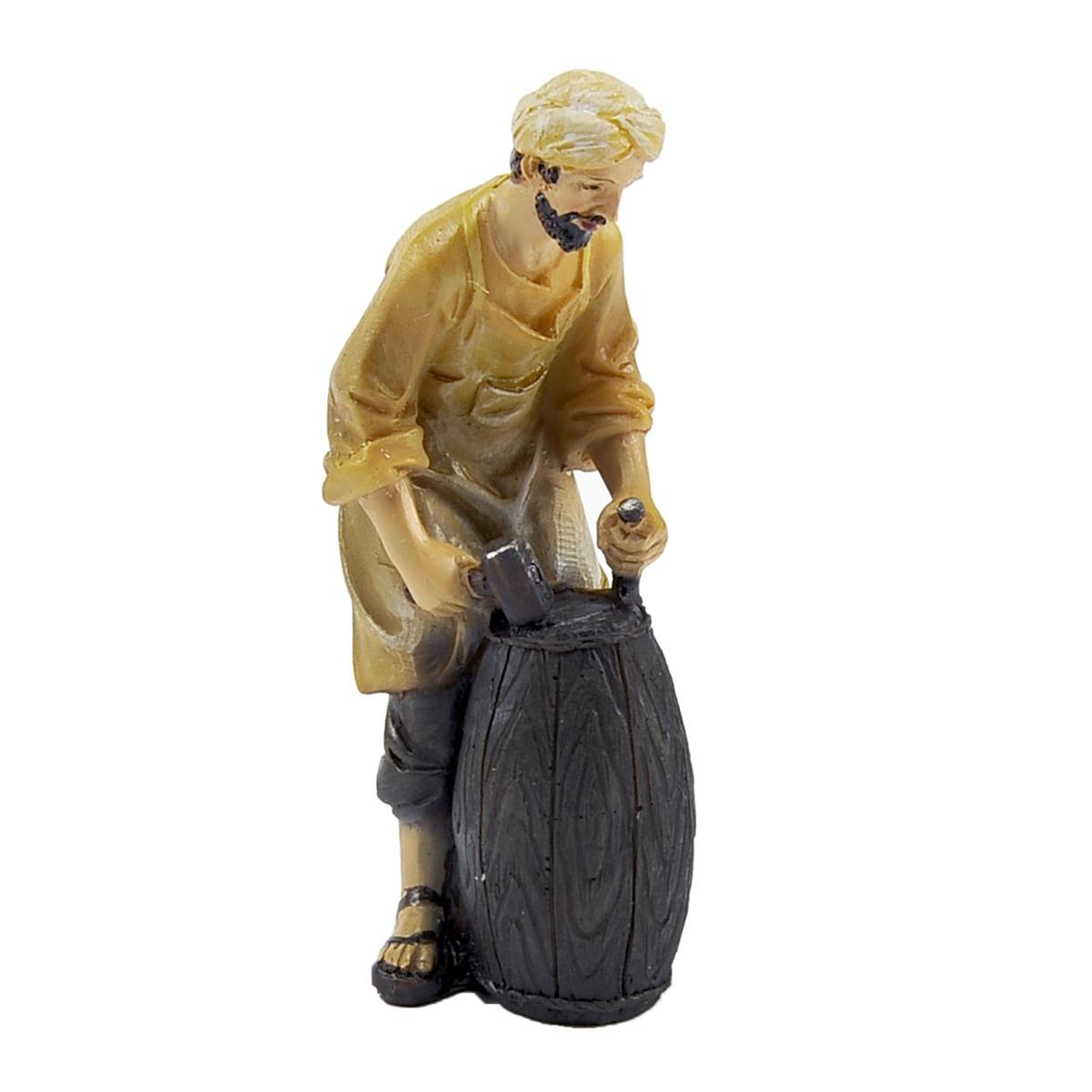 Statua cm.13 Falegnami con Banco Set pz.3 | Rossi Rosa