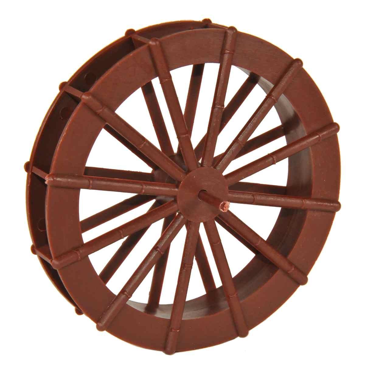 Ruota Mulino Acqua Marrone cm.Ø11x1,5 | Rossi Rosa