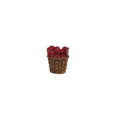 Cesta Alimenti Mele Rosse cm.Ø4xH4,5 | Rossi Rosa