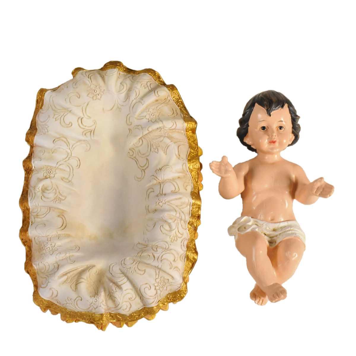 Natività cm.46 Set da 3 Pz. | Rossi Rosa
